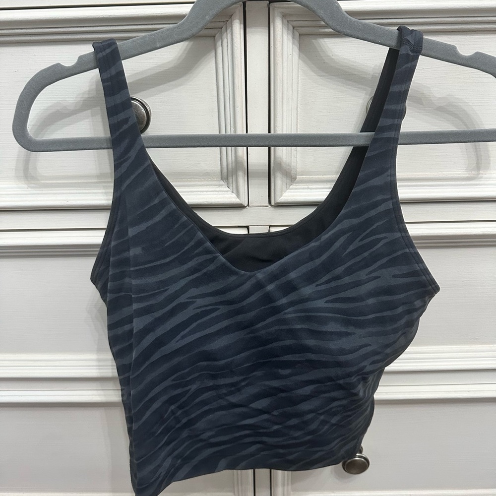 Lululemon Align Top in Black Tigre Camo Size 8